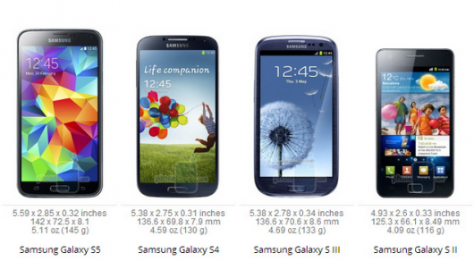 4 телефона из линейки Samsung